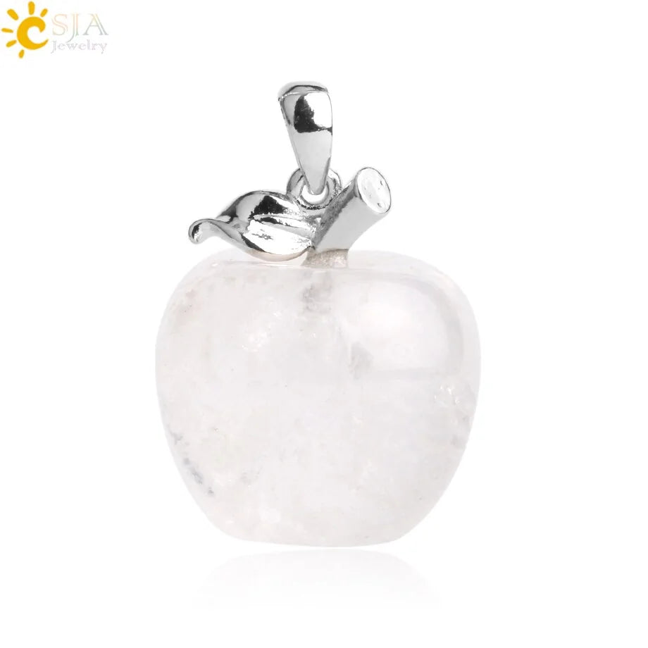 Crystal Apple Pendants