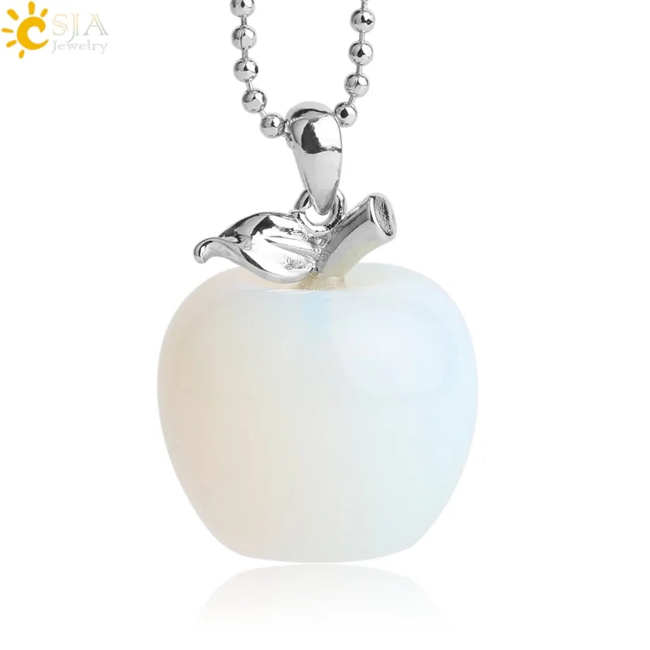 Crystal Apple Pendants