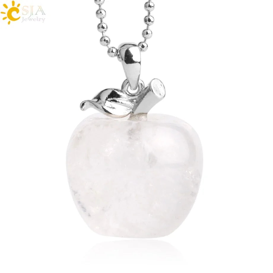 Crystal Apple Pendants