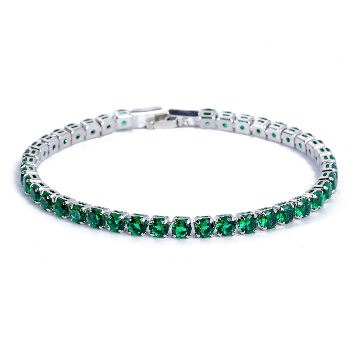 Multiple Colored Crystal Tennis Bracelets