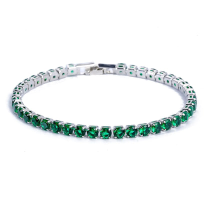 Multiple Colored Crystal Tennis Bracelets